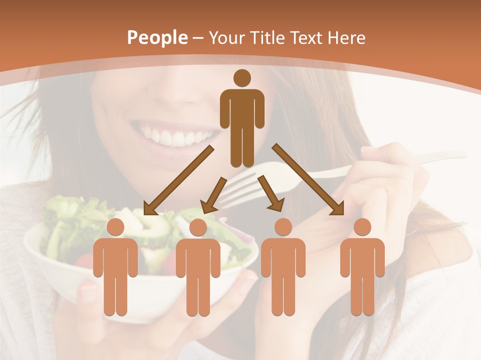 Asian Lady Black PowerPoint Template