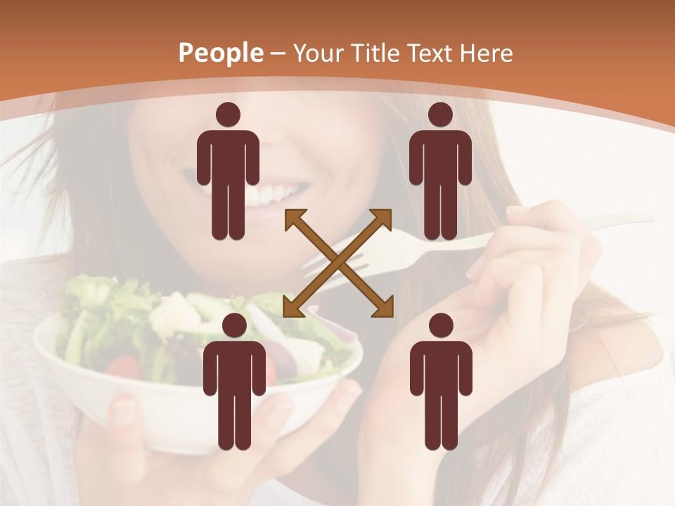 Asian Lady Black PowerPoint Template