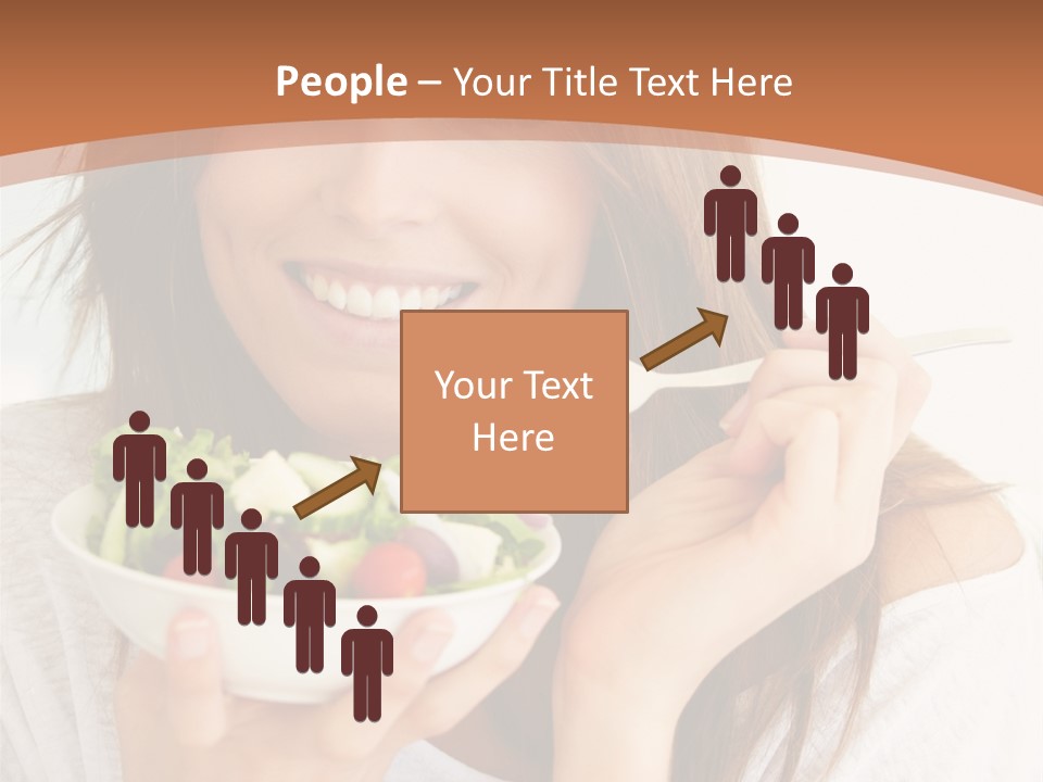 Asian Lady Black PowerPoint Template