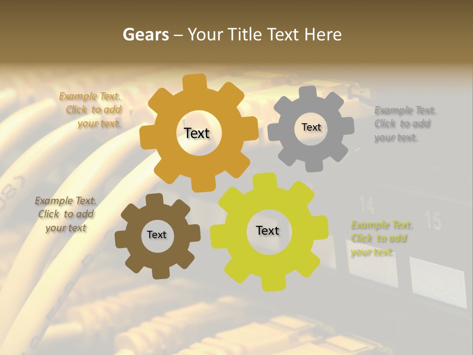Computer Networking Ethernet PowerPoint Template