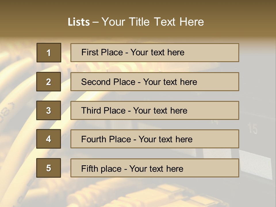 Computer Networking Ethernet PowerPoint Template