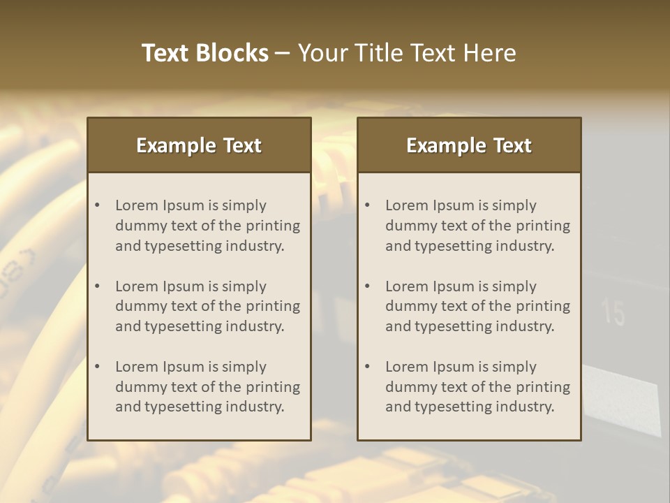 Computer Networking Ethernet PowerPoint Template