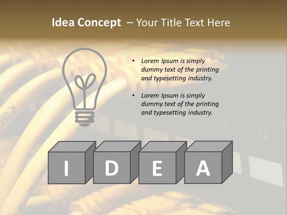 Computer Networking Ethernet PowerPoint Template