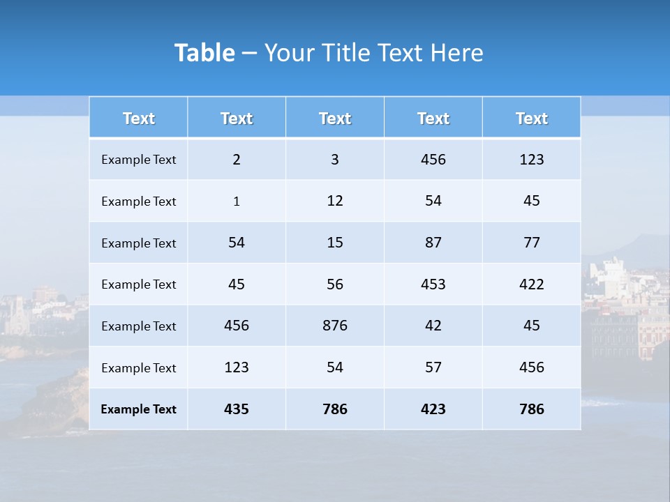 Low Sea Weather PowerPoint Template