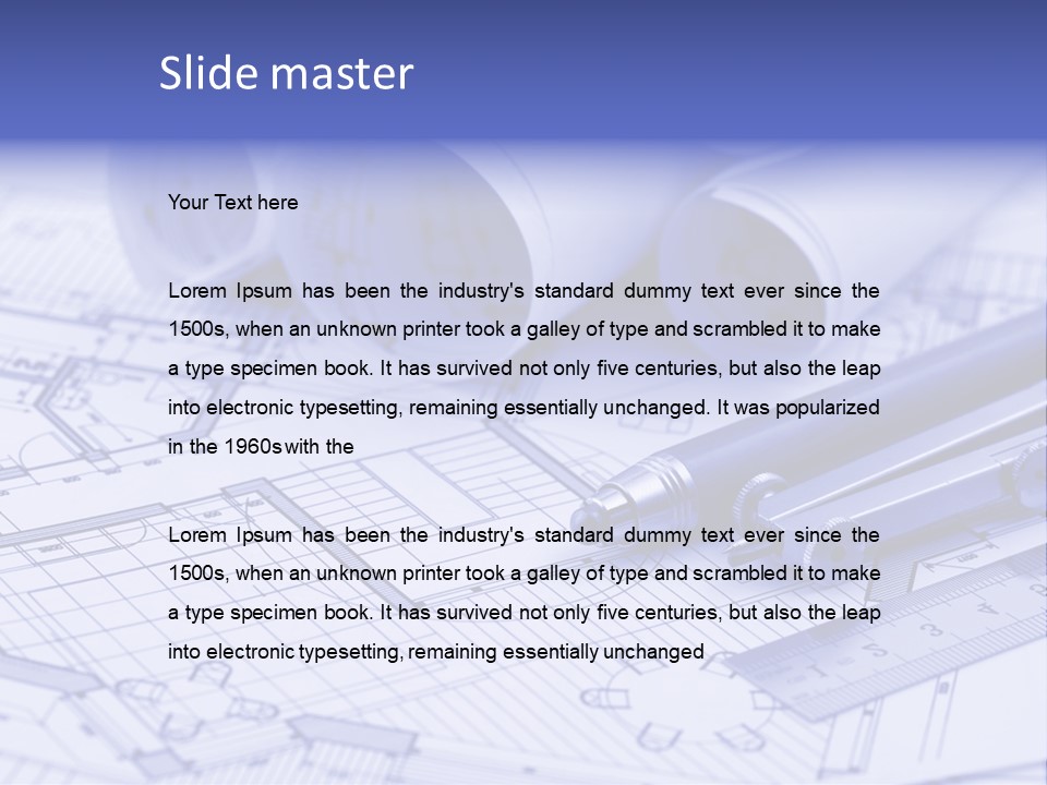 Sketch Modern Architecture PowerPoint Template