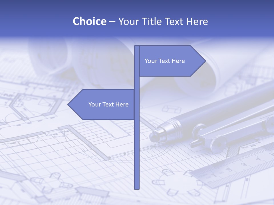 Sketch Modern Architecture PowerPoint Template