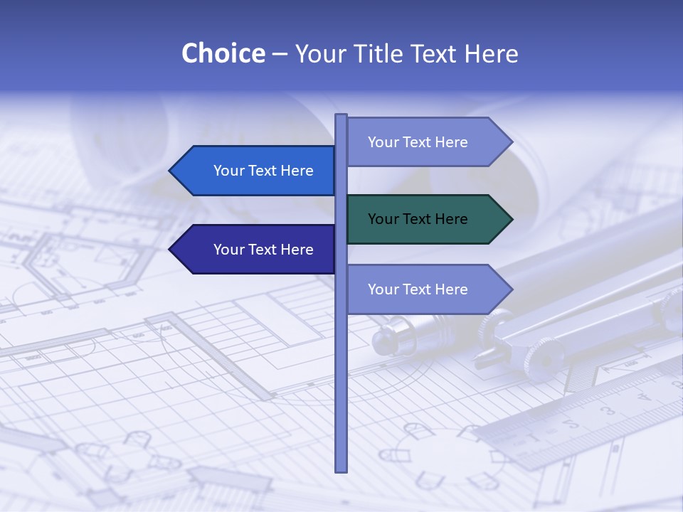 Sketch Modern Architecture PowerPoint Template