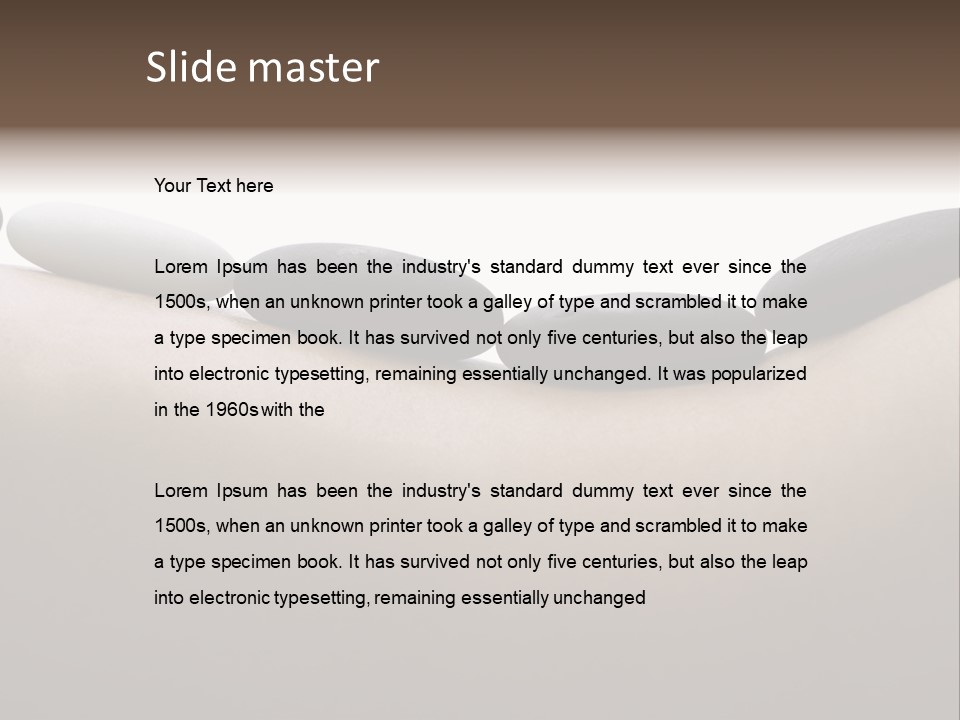 Asian Lady Black PowerPoint Template