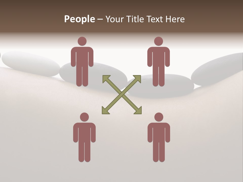 Asian Lady Black PowerPoint Template