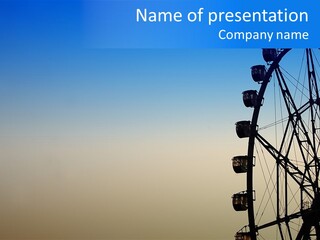 Spin Summer Game PowerPoint Template