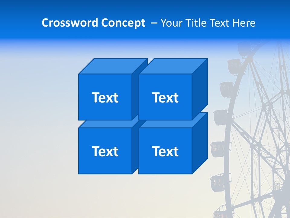Spin Summer Game PowerPoint Template
