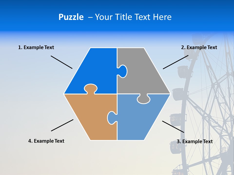 Spin Summer Game PowerPoint Template