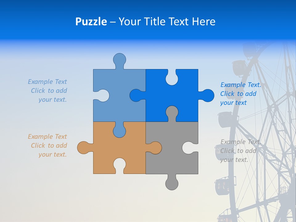 Spin Summer Game PowerPoint Template