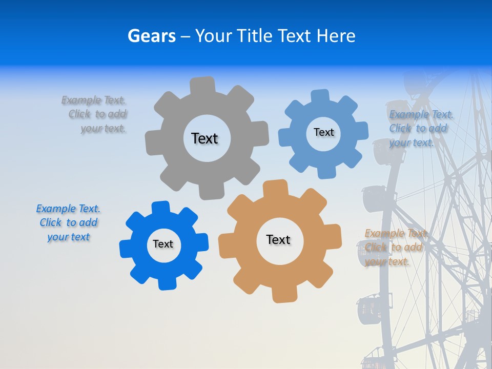 Spin Summer Game PowerPoint Template