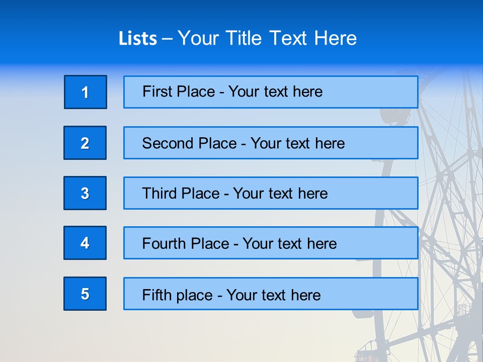 Spin Summer Game PowerPoint Template