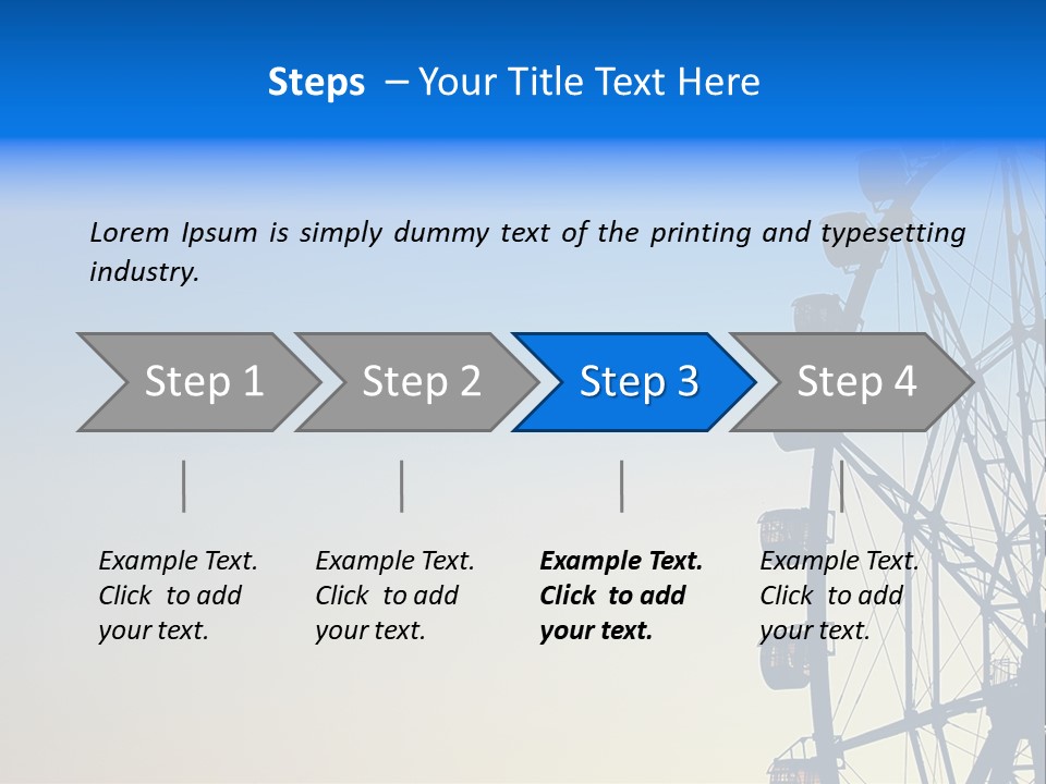 Spin Summer Game PowerPoint Template