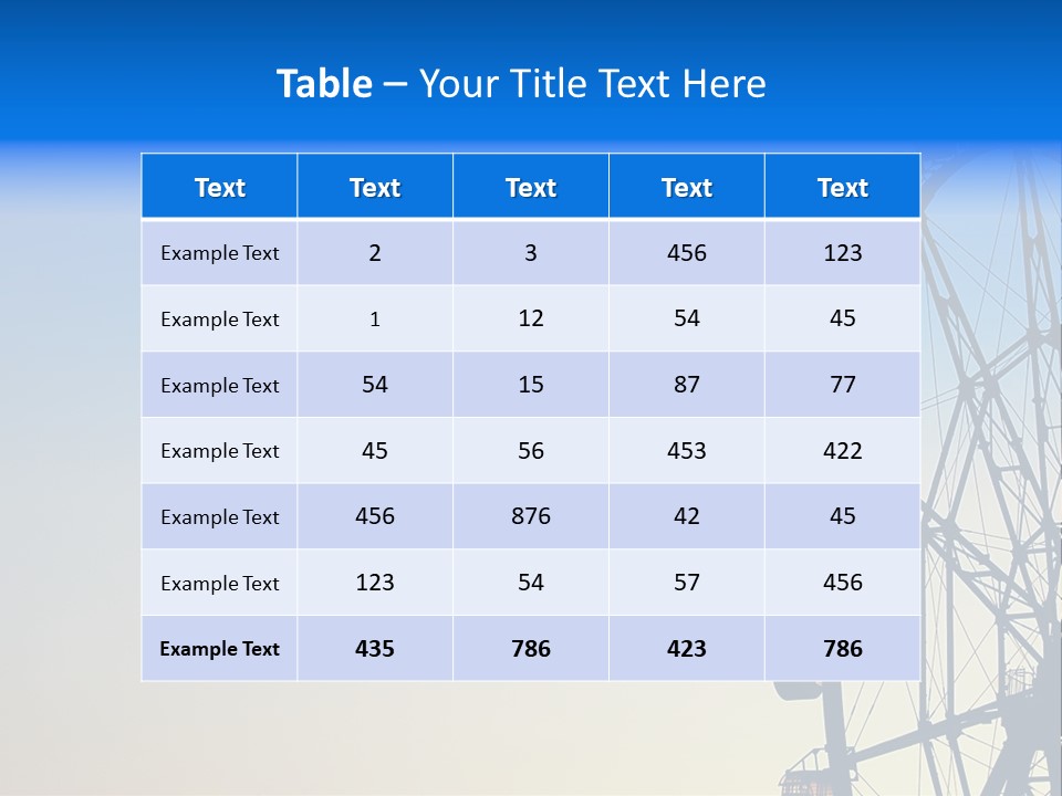 Spin Summer Game PowerPoint Template