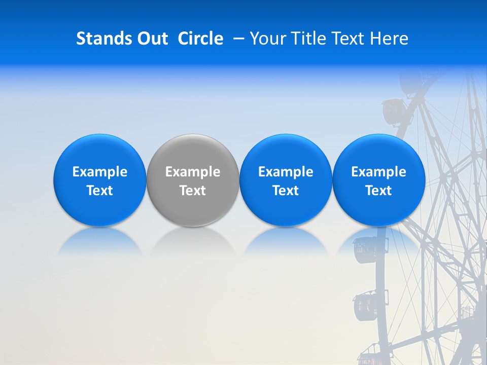 Spin Summer Game PowerPoint Template