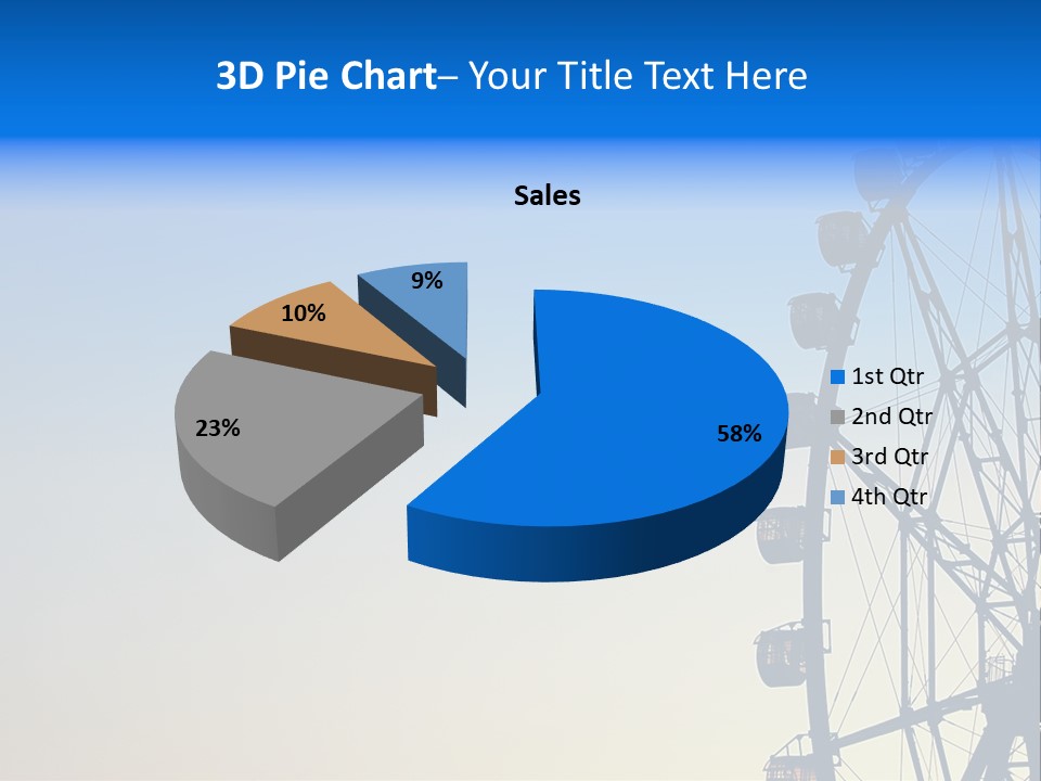 Spin Summer Game PowerPoint Template