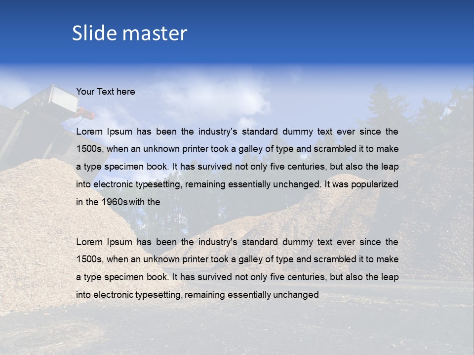 Natural Plant Recycling PowerPoint Template