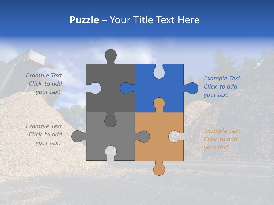 Natural Plant Recycling PowerPoint Template