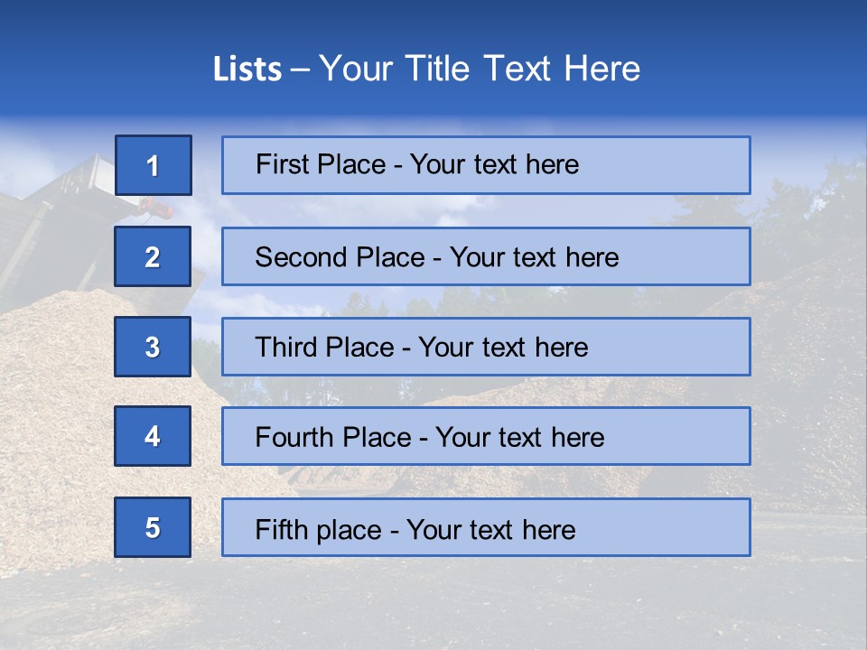 Natural Plant Recycling PowerPoint Template