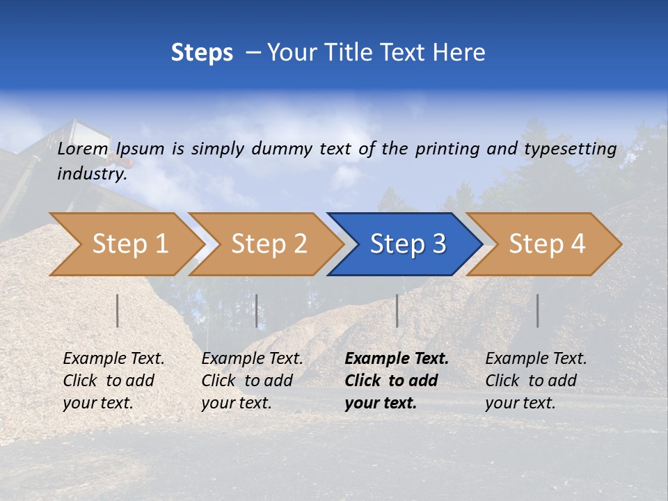 Natural Plant Recycling PowerPoint Template