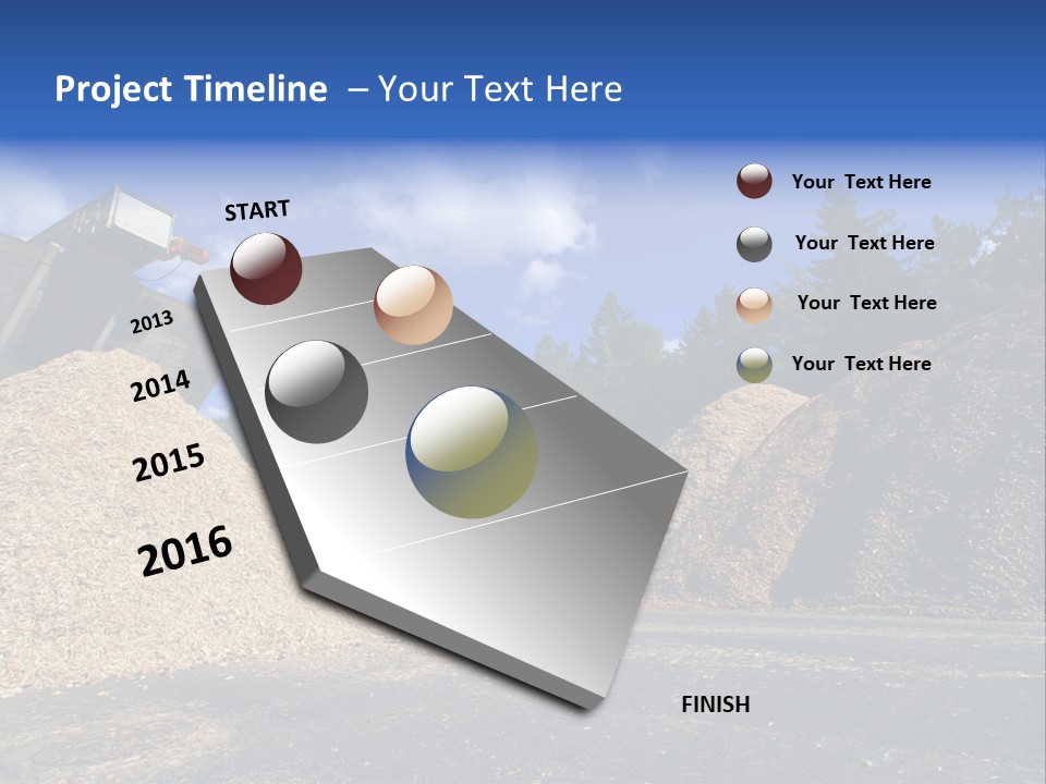 Natural Plant Recycling PowerPoint Template