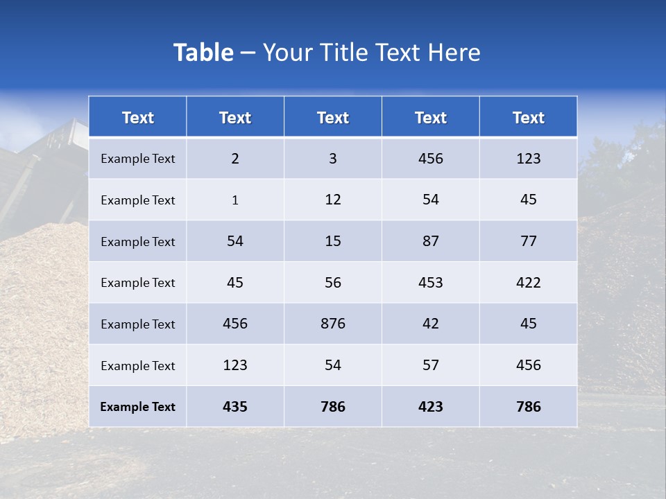 Natural Plant Recycling PowerPoint Template