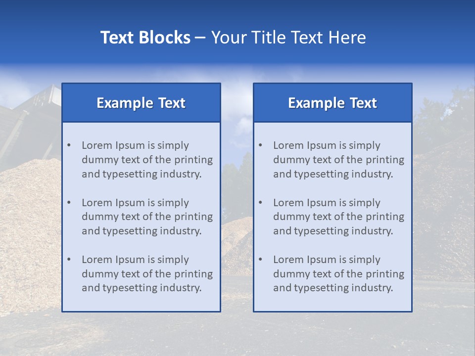 Natural Plant Recycling PowerPoint Template