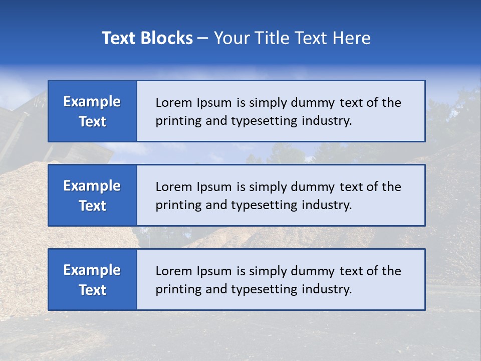 Natural Plant Recycling PowerPoint Template
