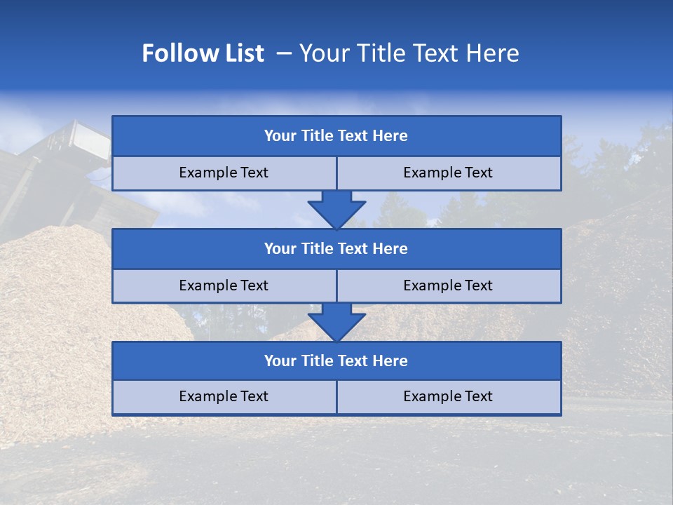Natural Plant Recycling PowerPoint Template
