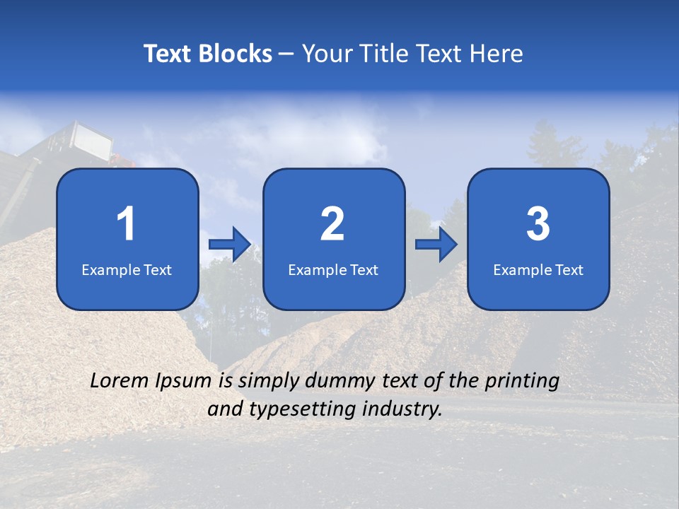 Natural Plant Recycling PowerPoint Template