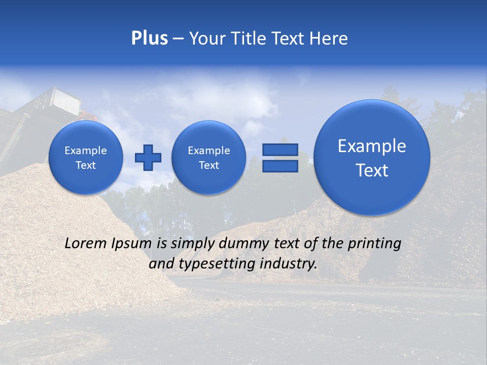 Natural Plant Recycling PowerPoint Template