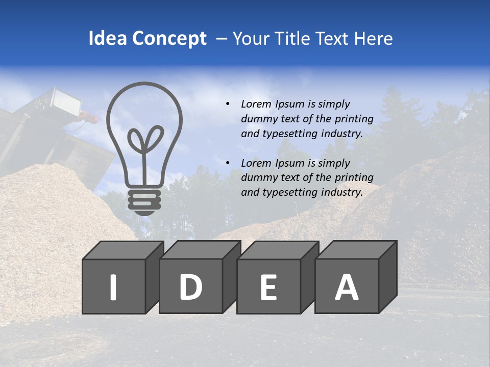Natural Plant Recycling PowerPoint Template