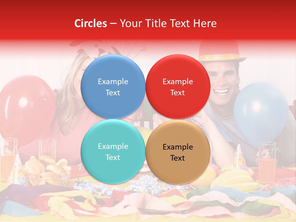 Funny Relationship Clown PowerPoint Template