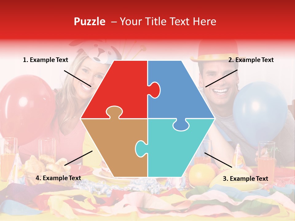 Funny Relationship Clown PowerPoint Template