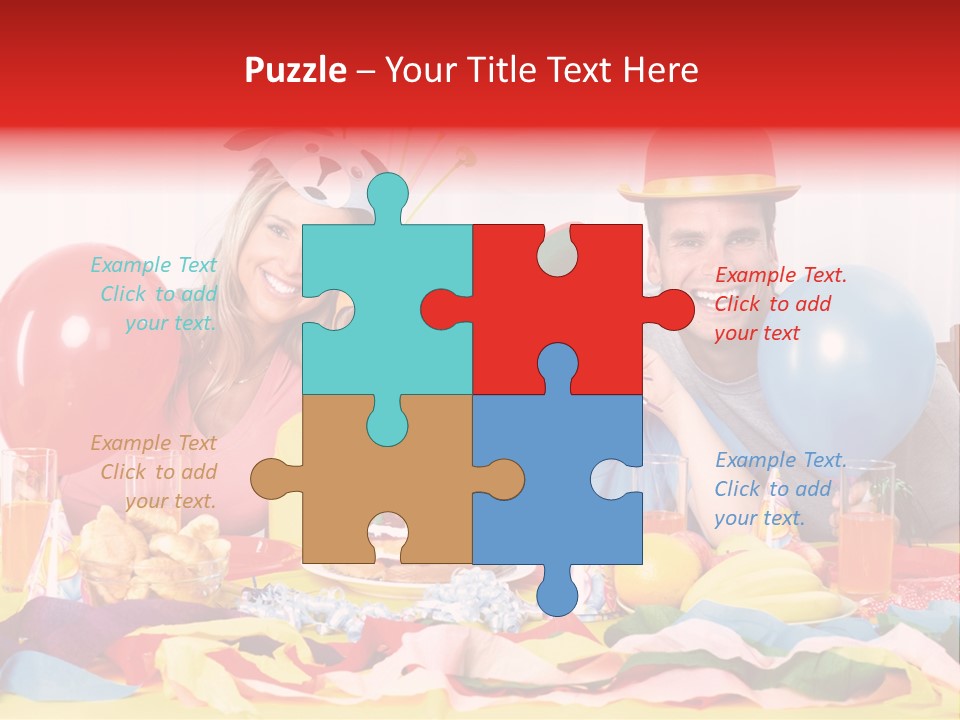 Funny Relationship Clown PowerPoint Template