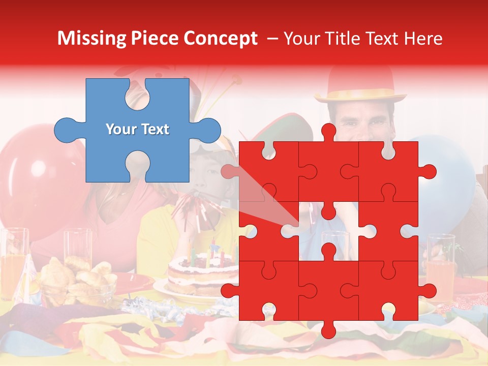 Funny Relationship Clown PowerPoint Template