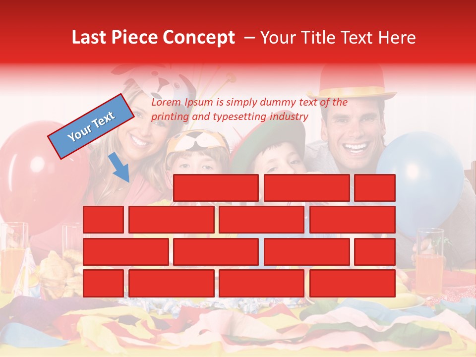 Funny Relationship Clown PowerPoint Template