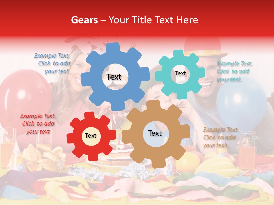 Funny Relationship Clown PowerPoint Template