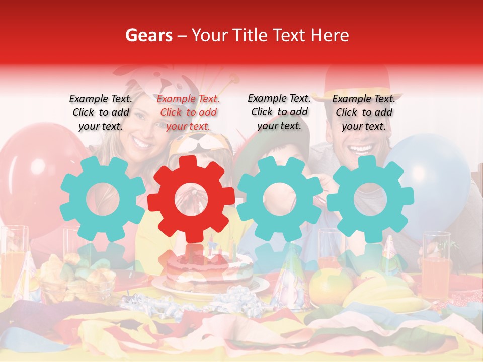 Funny Relationship Clown PowerPoint Template