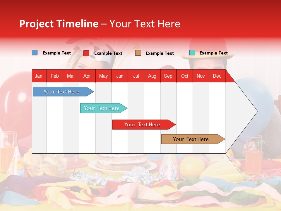 Funny Relationship Clown PowerPoint Template