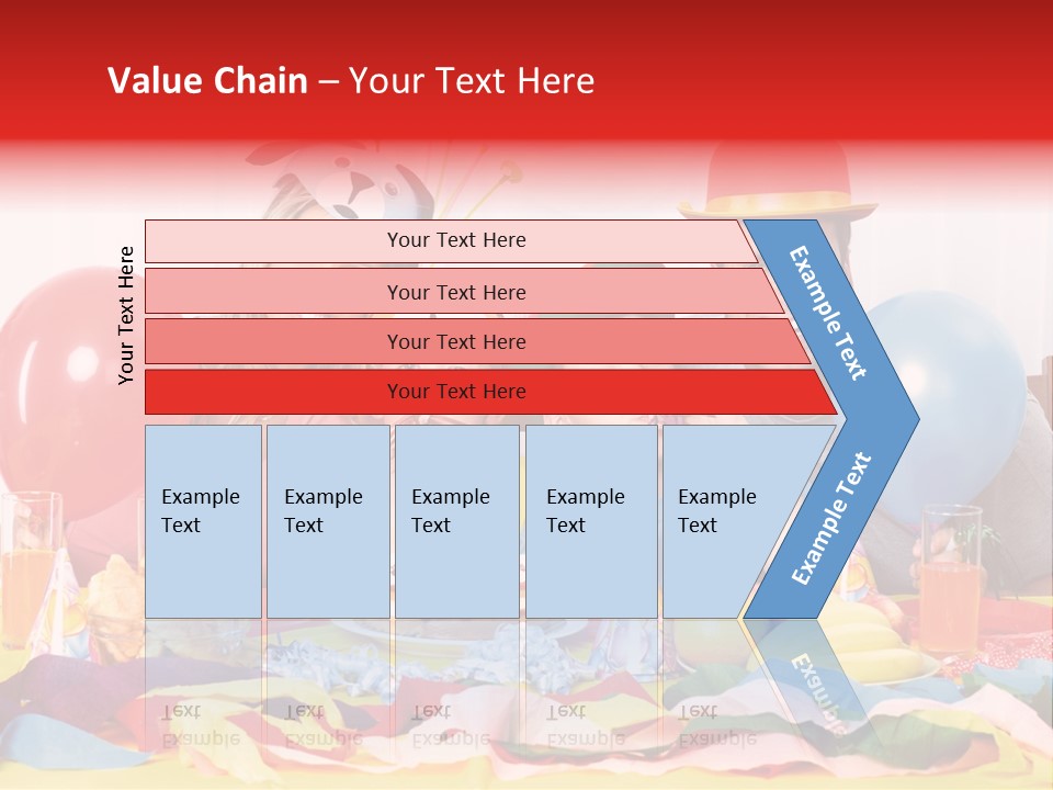 Funny Relationship Clown PowerPoint Template