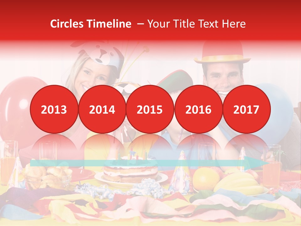 Funny Relationship Clown PowerPoint Template