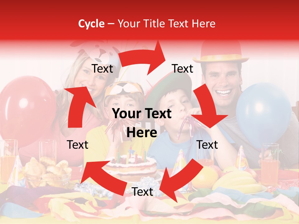 Funny Relationship Clown PowerPoint Template