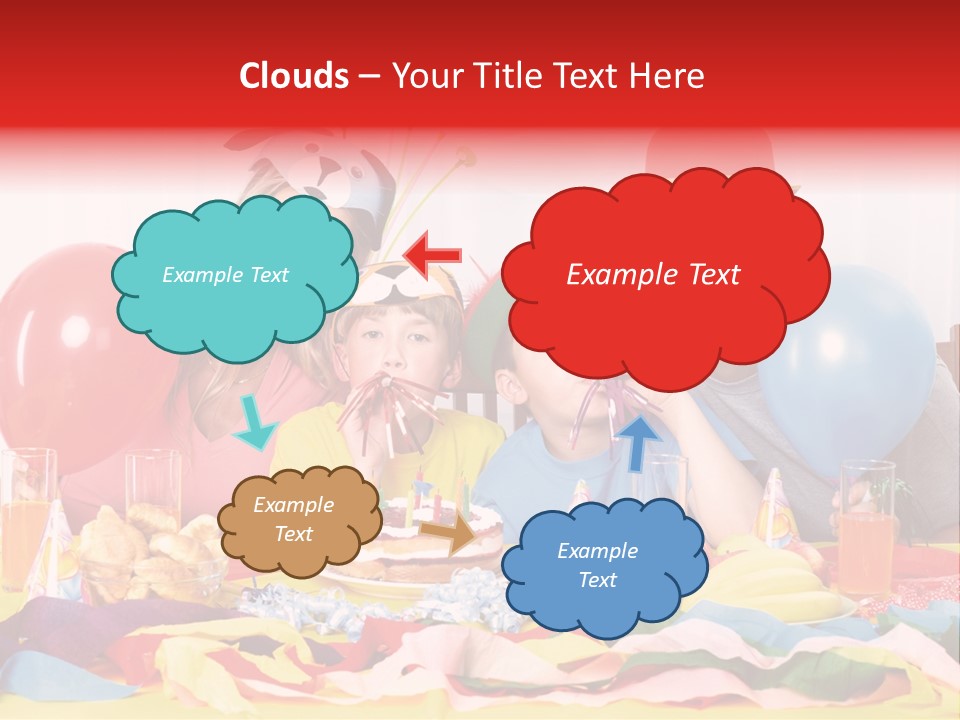 Funny Relationship Clown PowerPoint Template