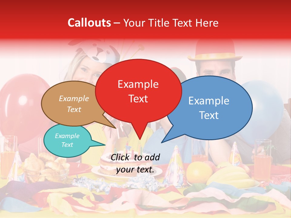 Funny Relationship Clown PowerPoint Template