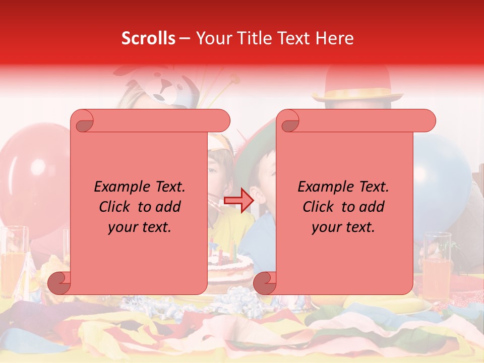 Funny Relationship Clown PowerPoint Template