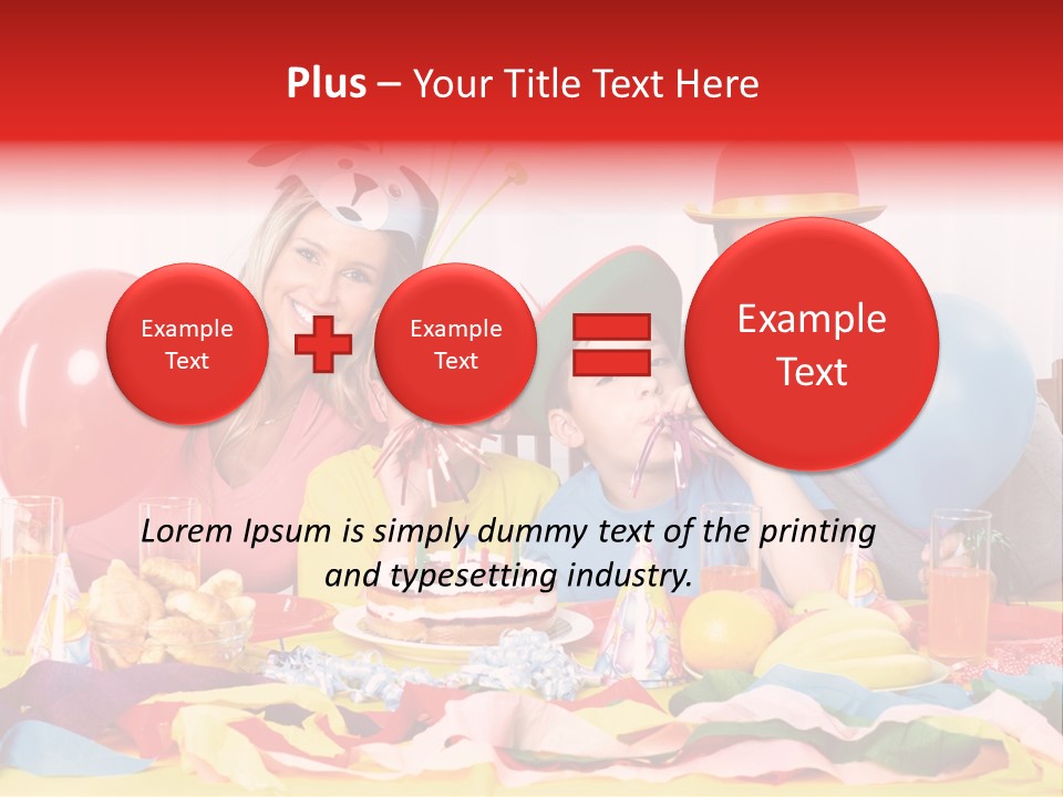 Funny Relationship Clown PowerPoint Template